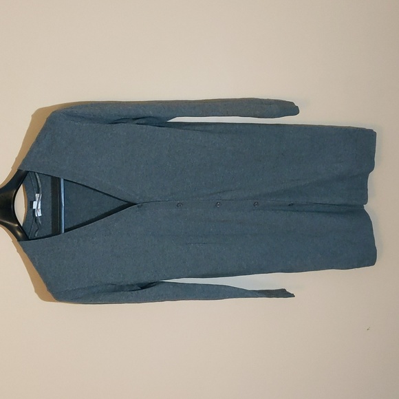 Joe Fresh Sweaters - Joe Fresh| NWT Long Grey Buttoned Down Long Sleeve Cardigan Cotton Blend